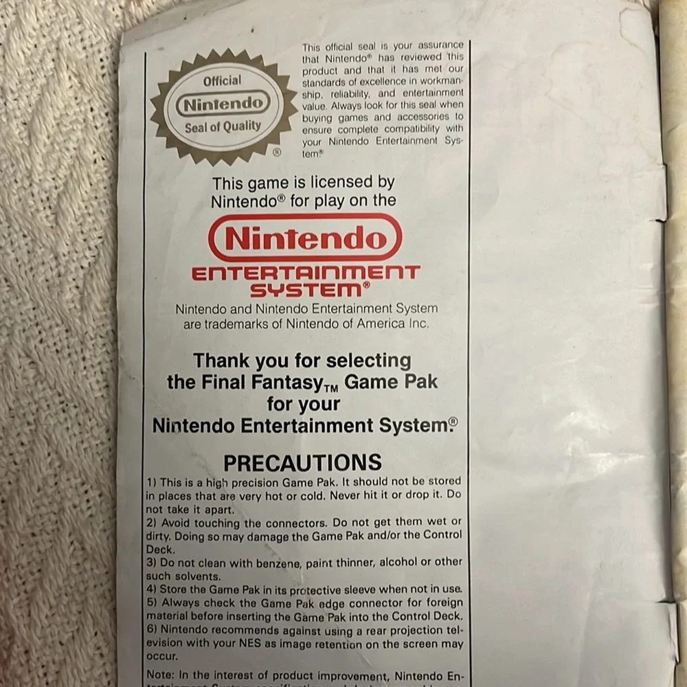 VTG Final fantasy explorers handbook VINTAGE nintendo - Picture 5 of 5